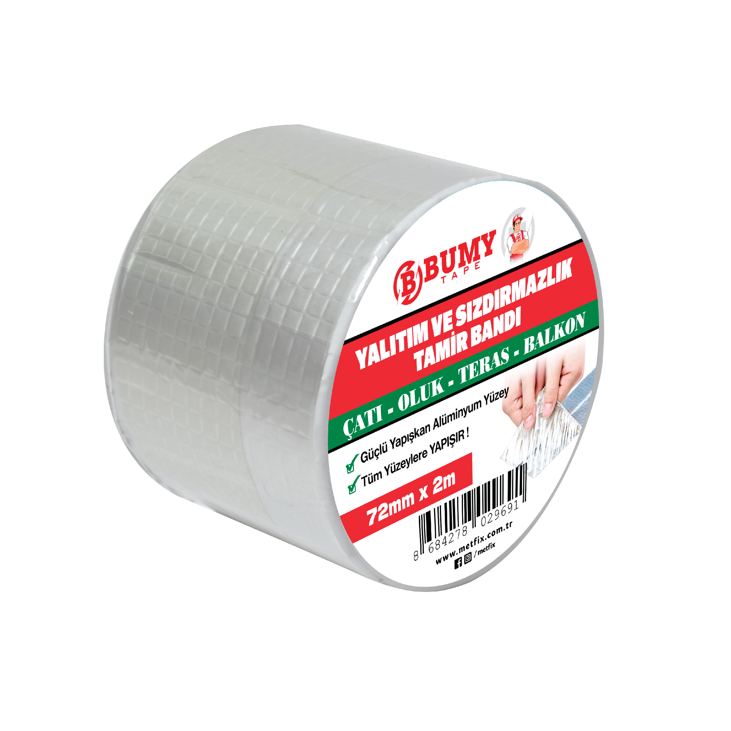 BUMY MFX9691 YALITIM VE SIZDIRMAZLIK TAMIR BANDI 72 MM X 2 MT